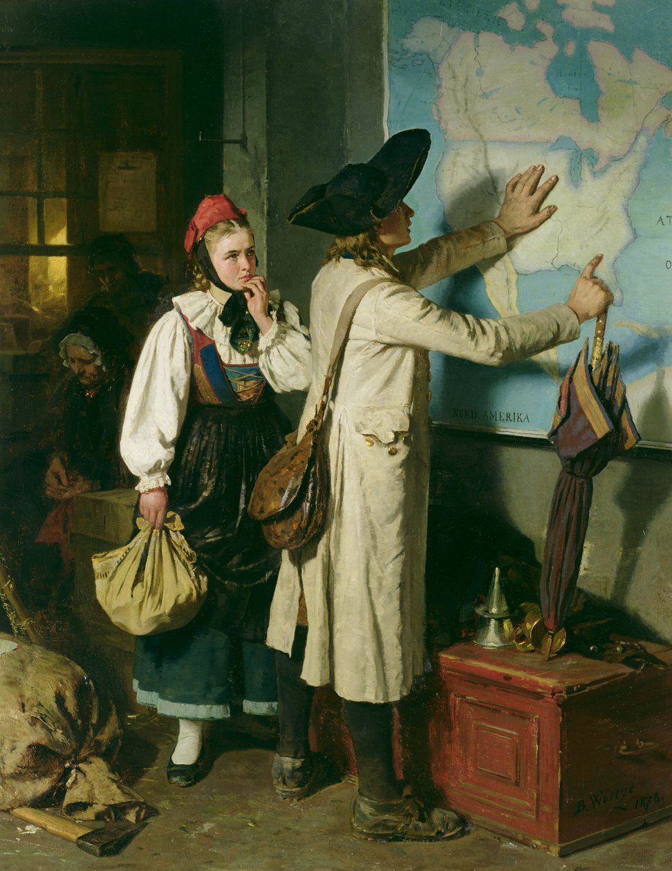 Emigranci autorstwa Berthold Woltze