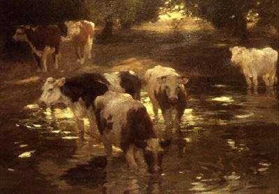 Miejsce podlewania autorstwa Bertram Priestman