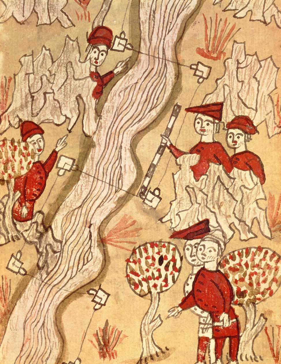 Ms 327 fol.293v Badanie rzeki, z "Traite d