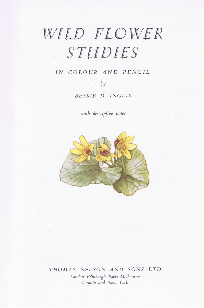 Strona tytułowa, 1951 autorstwa Bessie D. Inglis