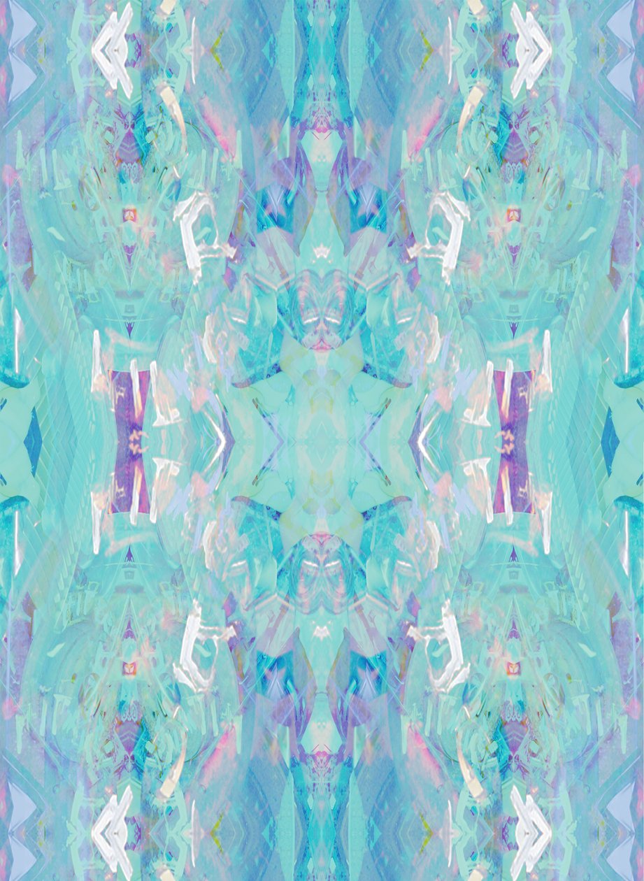 Aqua, 2014 (media mieszane, druk cyfrowy) autorstwa Beth Travers