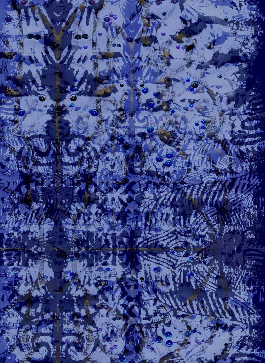 Baran, 2014 (druk cyfrowy mieszany) autorstwa Beth Travers