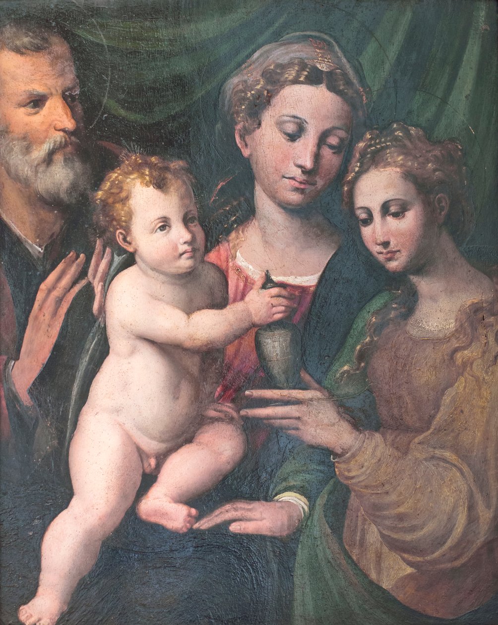 Dziewica z Dzieciątkiem ze św. Józefem i św. Marią Magdaleną autorstwa Biagio Pupini