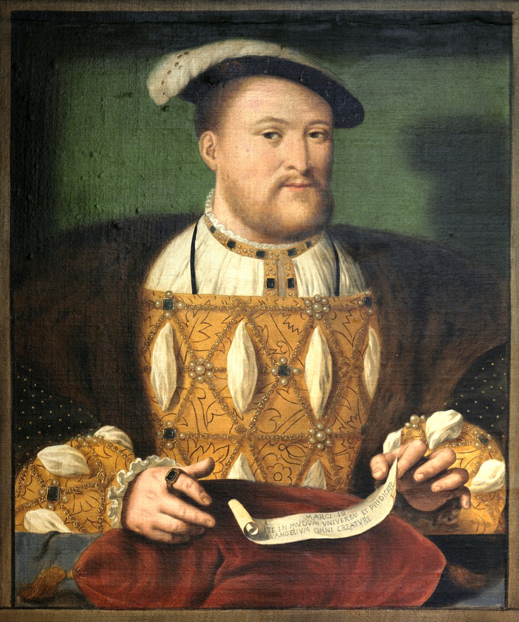 Król Henryk VIII (olej na płótnie) autorstwa Biagio Rebecca