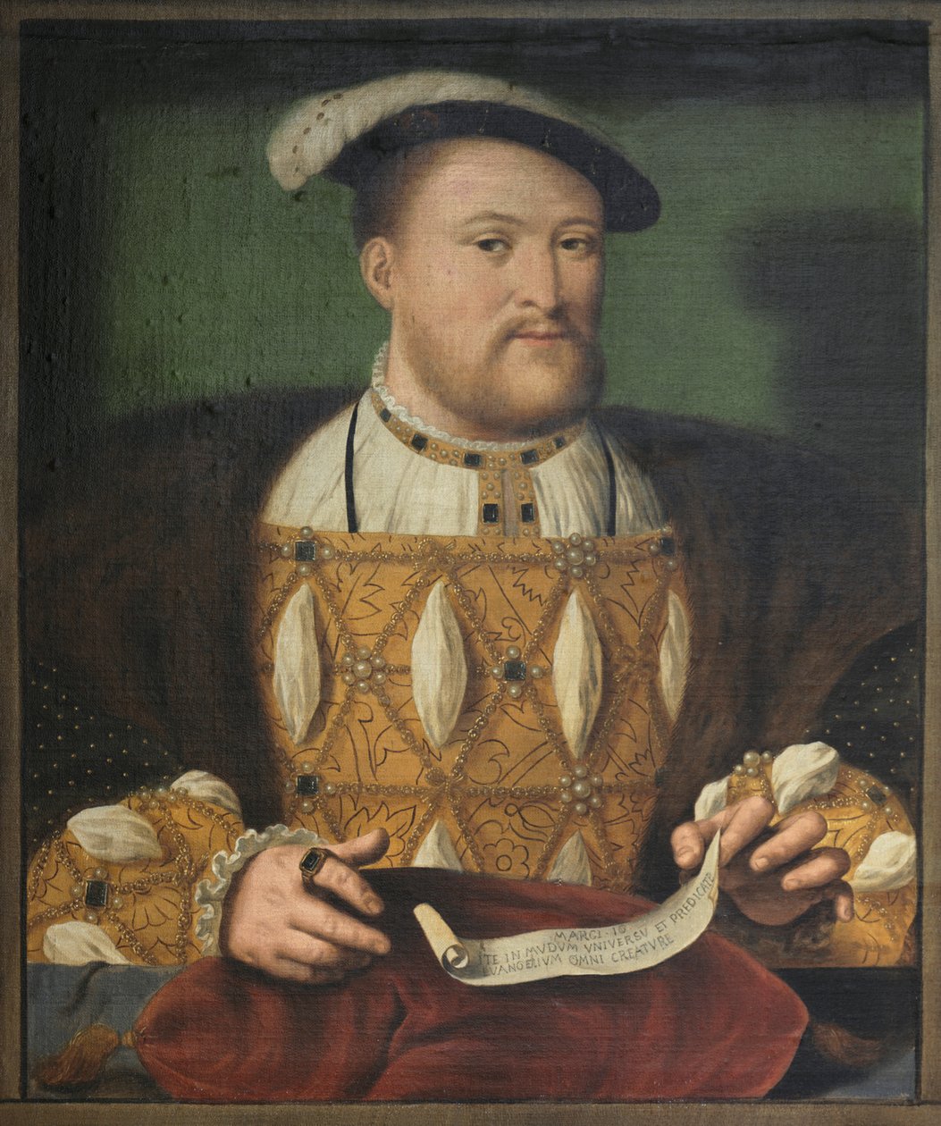 Portret króla Henryka VIII, ok. 1544 ok. 1800 r. autorstwa Biagio Rebecca