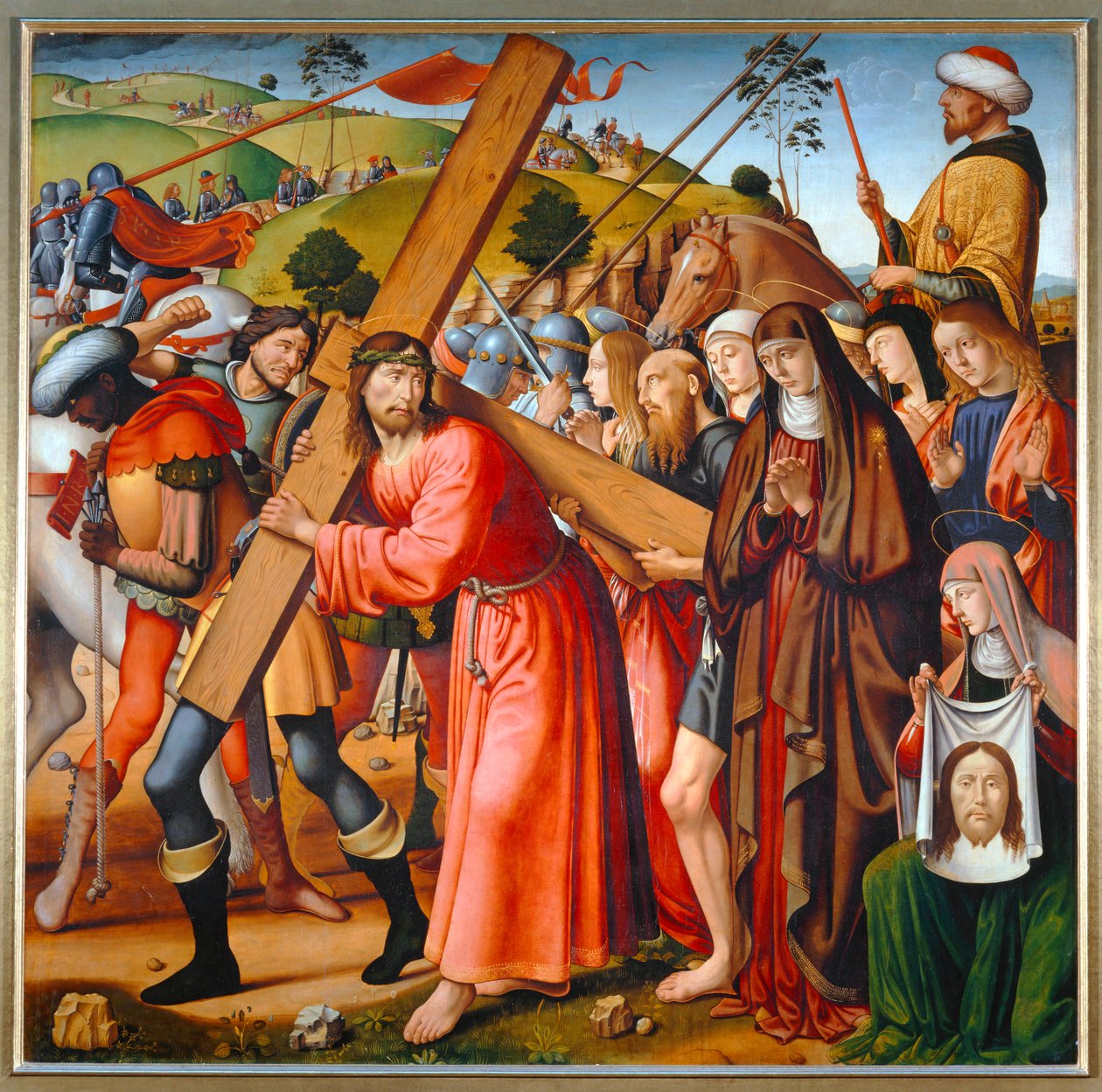 Le Portement de croix - Chrystus niosący krzyż ... autorstwa Biagio d