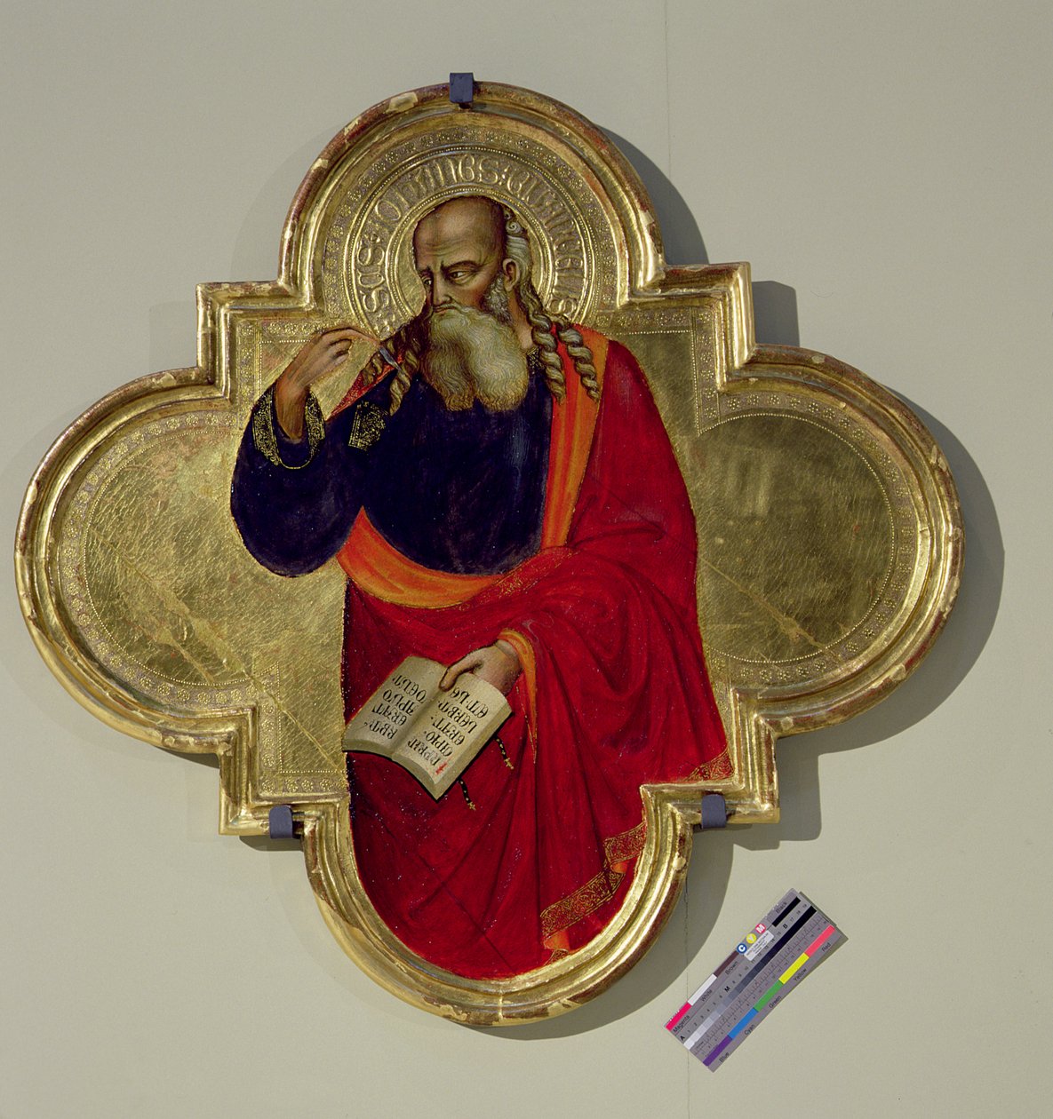 Święty Jan (tempera i złote liście na płycie) autorstwa Bicci di Lorenzo
