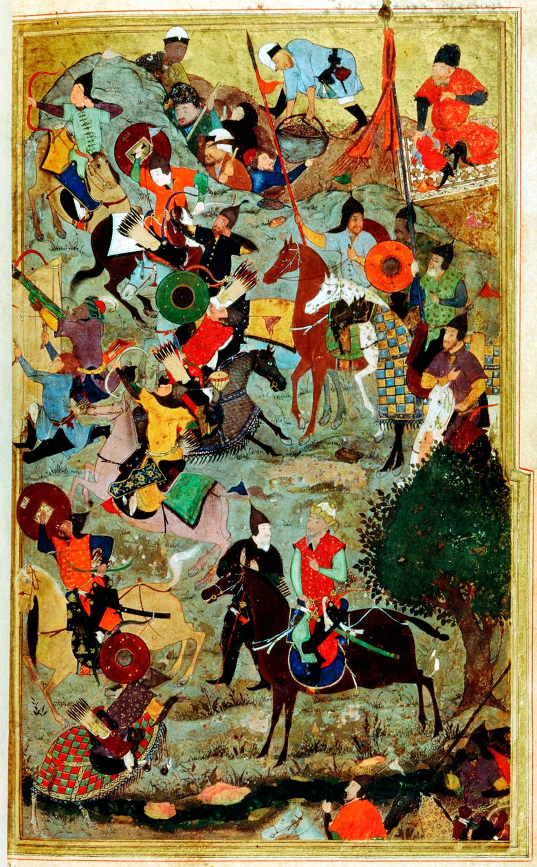 Timur atakuje joannitów pod Smyrną, 1402 1467 autorstwa Bihzad