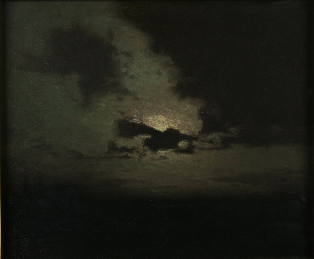 Ukryty księżyc, ok. 1907 r. autorstwa Lowell Birge Harrison