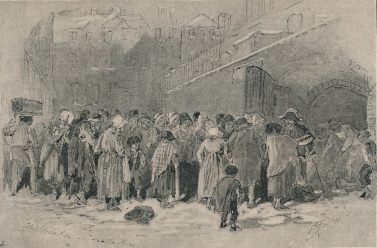 Rozmieszczenie węgli, połowa końca XIX wieku. autorstwa Birket Foster