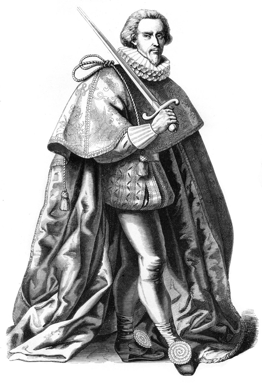 Wielki strój naczelnego wodza armii francuskiej, XVI w. 1849 r. autorstwa Bisson and Cottard