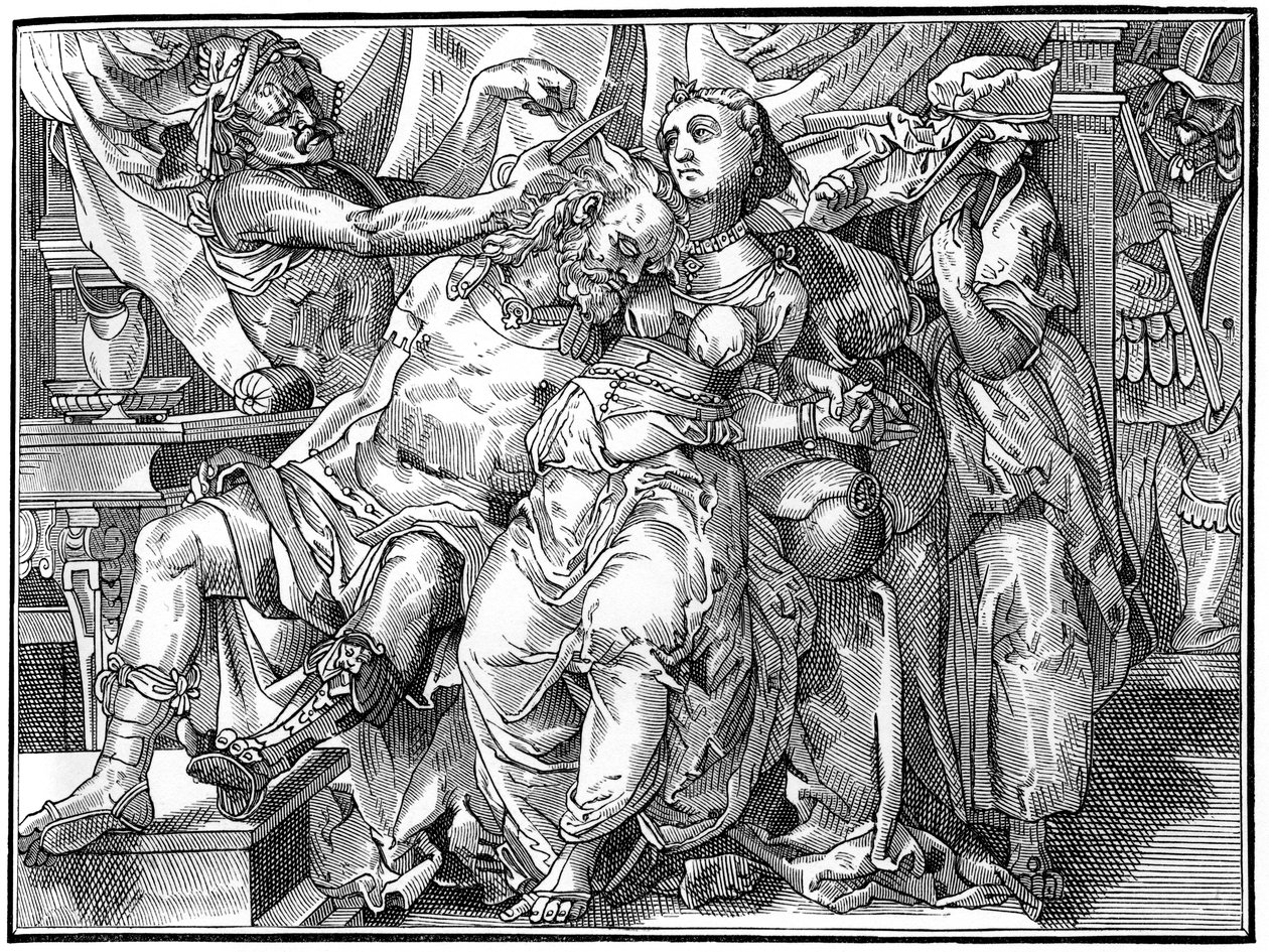Samson i Dalila, 1574 1849. autorstwa Bisson and Cottard