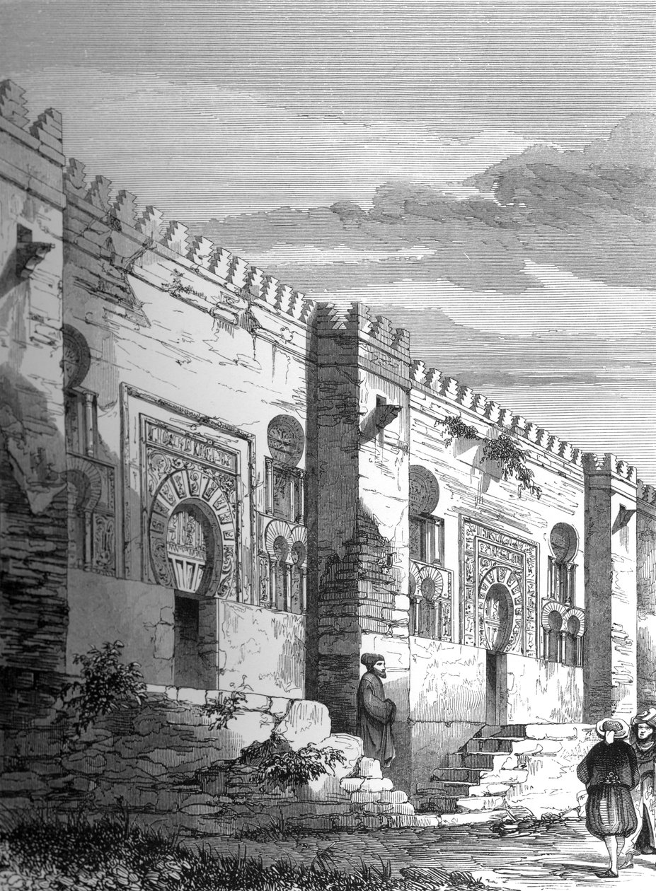 Mezquita, Kordoba, Hiszpania, 1849 r. autorstwa Bisson and Cottard