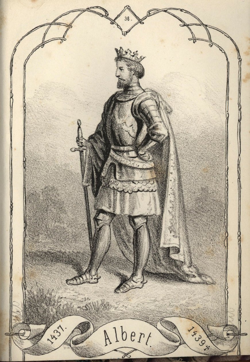 Albert Wielkoduszny 1397-1439, król Węgier i Chorwacji autorstwa Béla Vizkelety