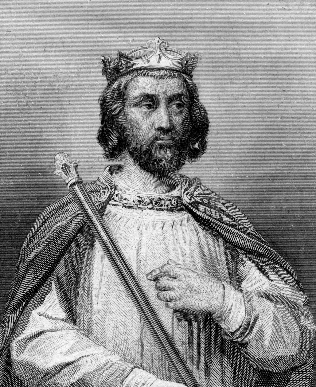 Król Clotaire III Franków, XIX wiek. autorstwa Blanchard