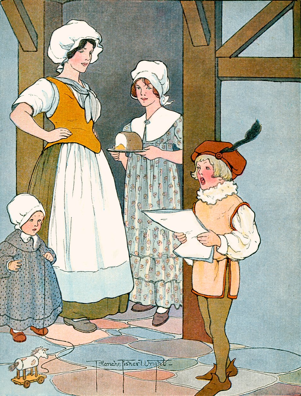 Mały Tom Tucker — Blanche Fisher Wright autorstwa Blanche Fisher Wright