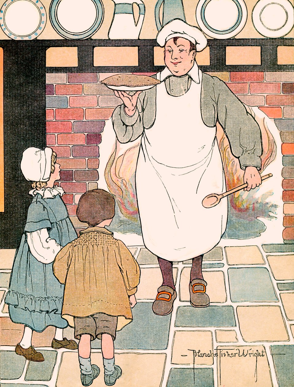 Pat-a-Cake, ilustrowane przez Blanche Fisher Wright autorstwa Blanche Fisher Wright