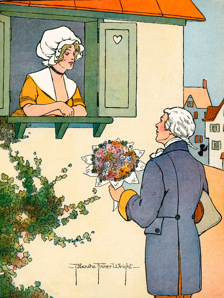 ځوان راجر او ډولي، د بلانچ فشر رایټپولي لخوا autorstwa Blanche Fisher Wright
