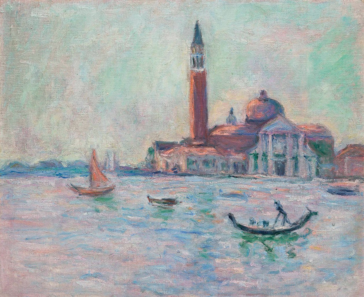 Francuski: Venise, la Salute autorstwa Blanche Hoschede Monet