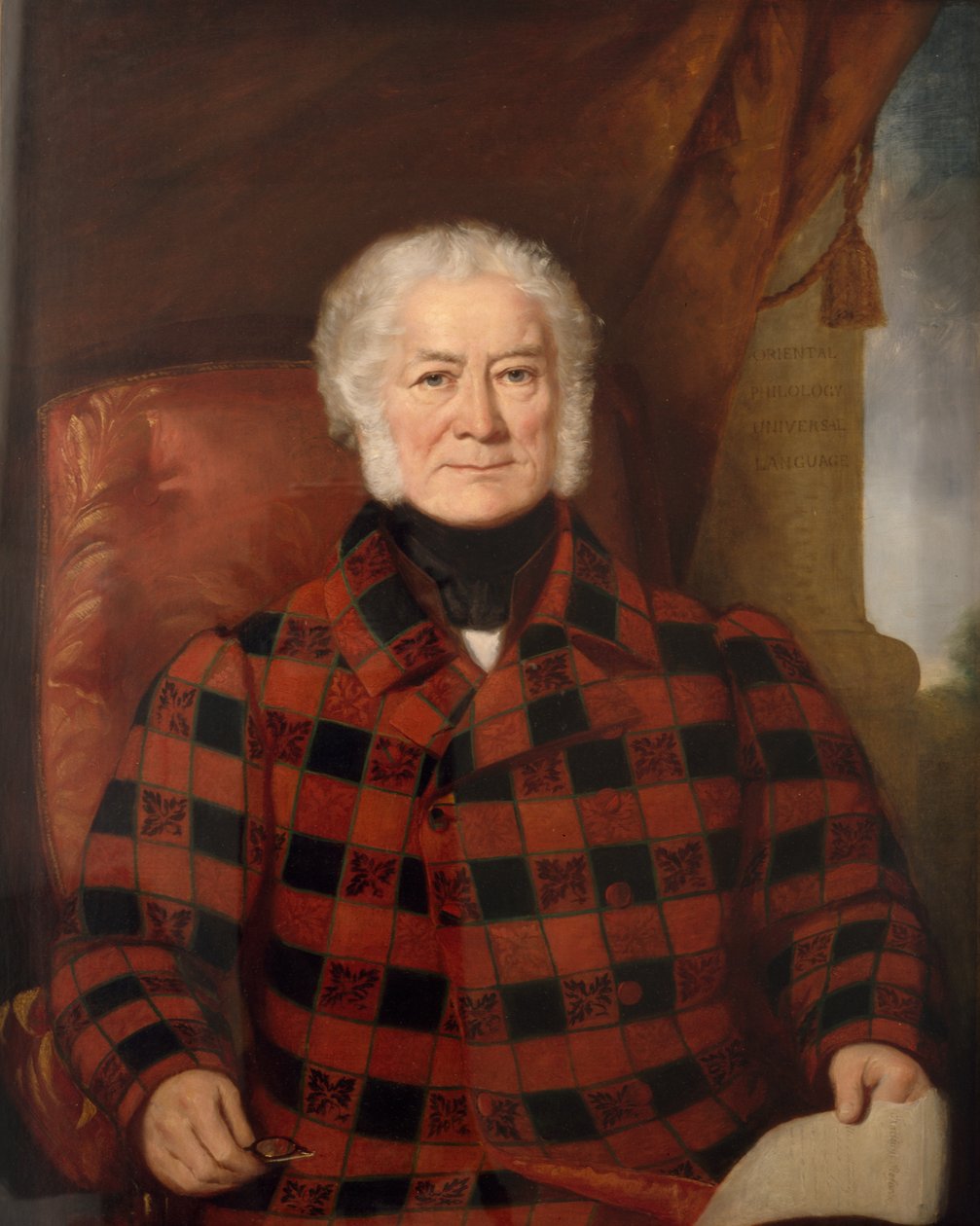 Dr John Borthwick Gilchrist (1759-1841) (olej na płótnie) autorstwa Blanconi Blanconi