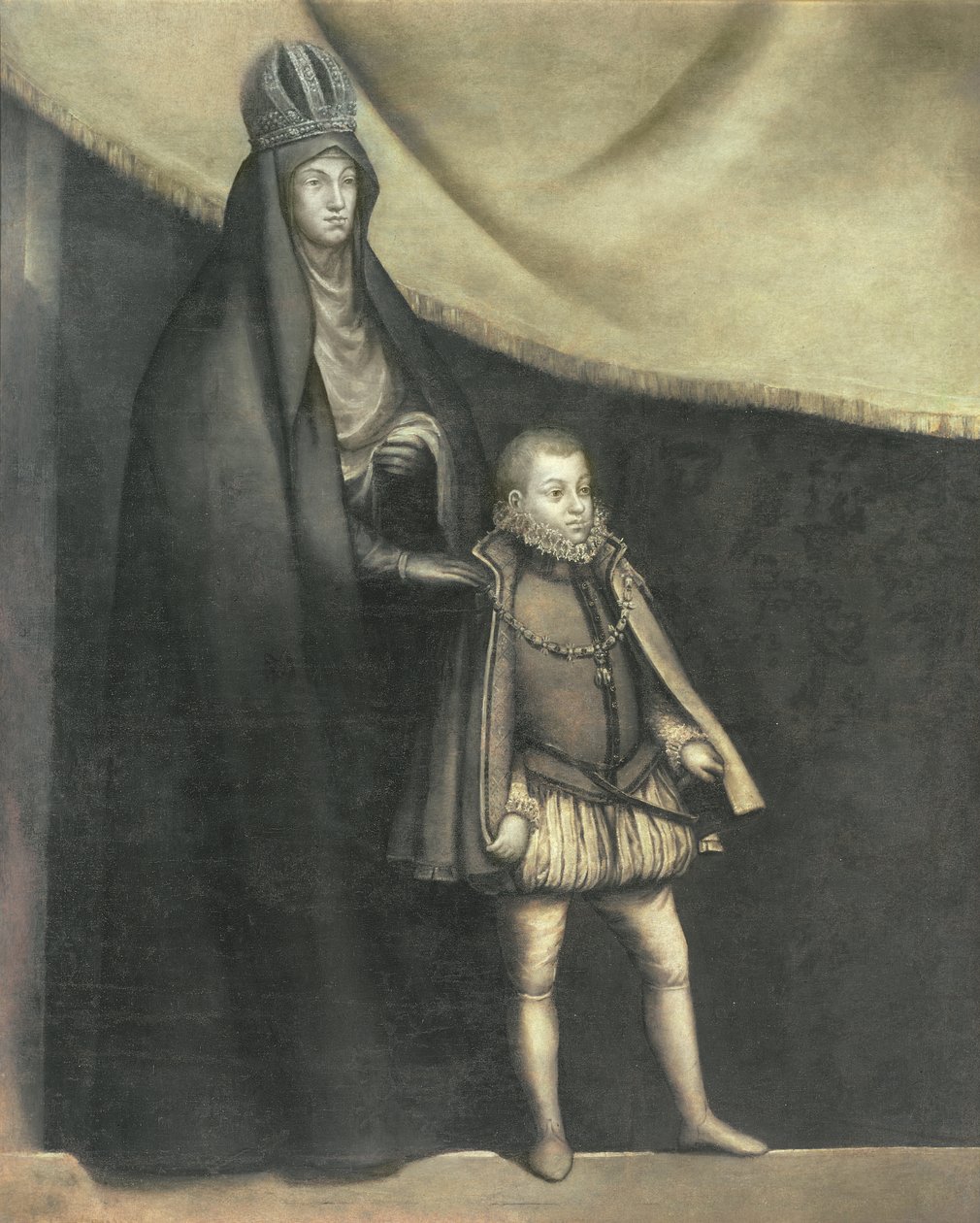 Cesarzowa Maria i Filip III (1578-1621) 1583 autorstwa Blas del Prado