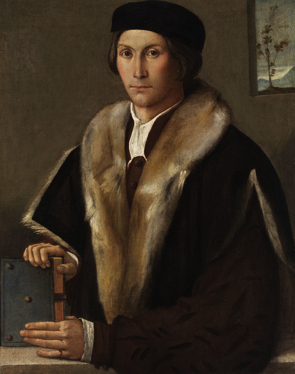 Portret młodego uczonego autorstwa Boccaccio Boccaccino