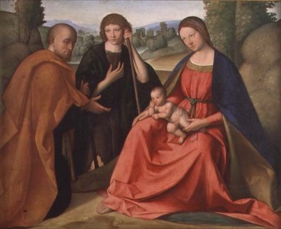 Adoracja pasterzy autorstwa Boccaccio Boccaccino