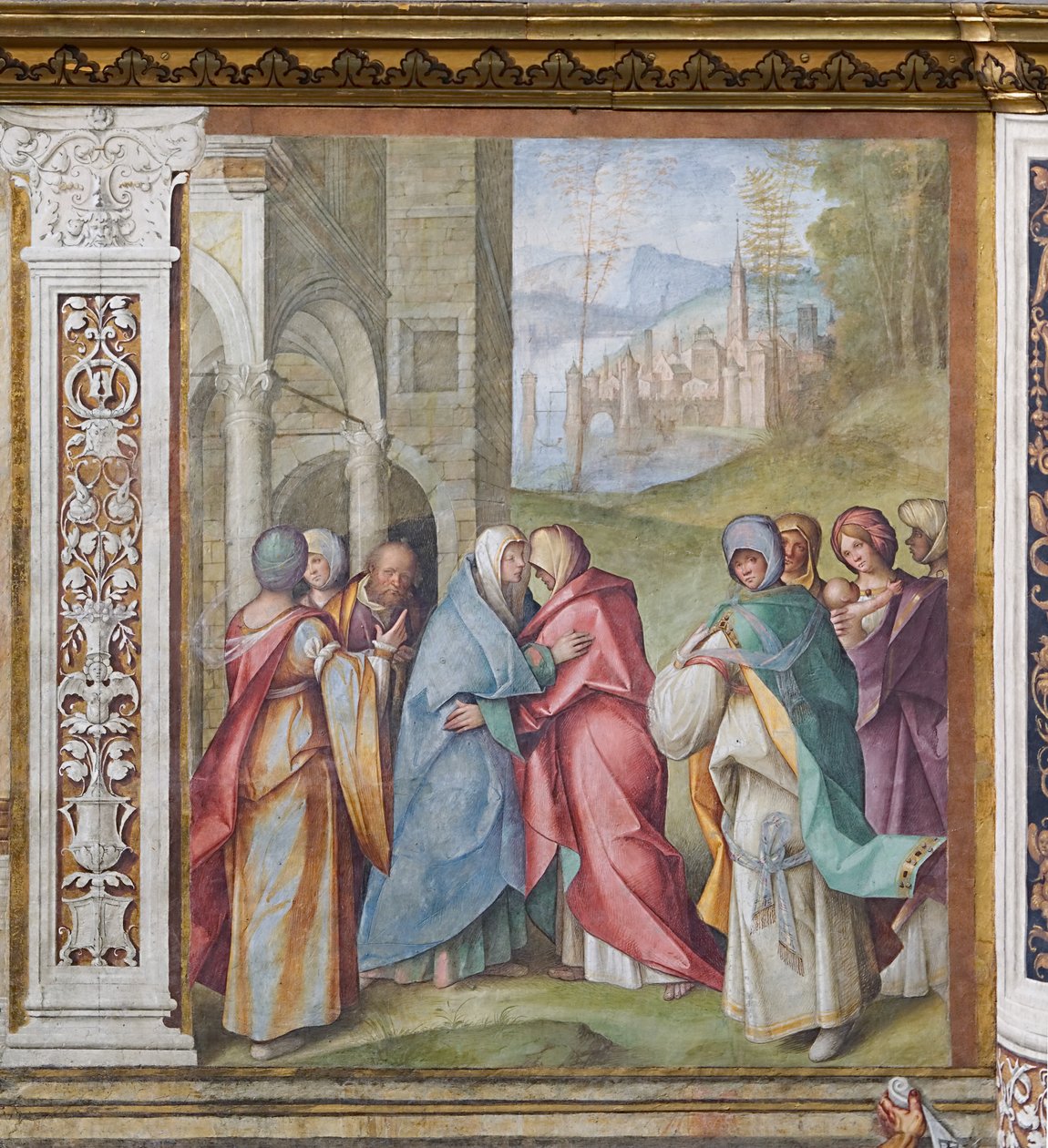 Wizytacja autorstwa Boccaccio Boccaccino