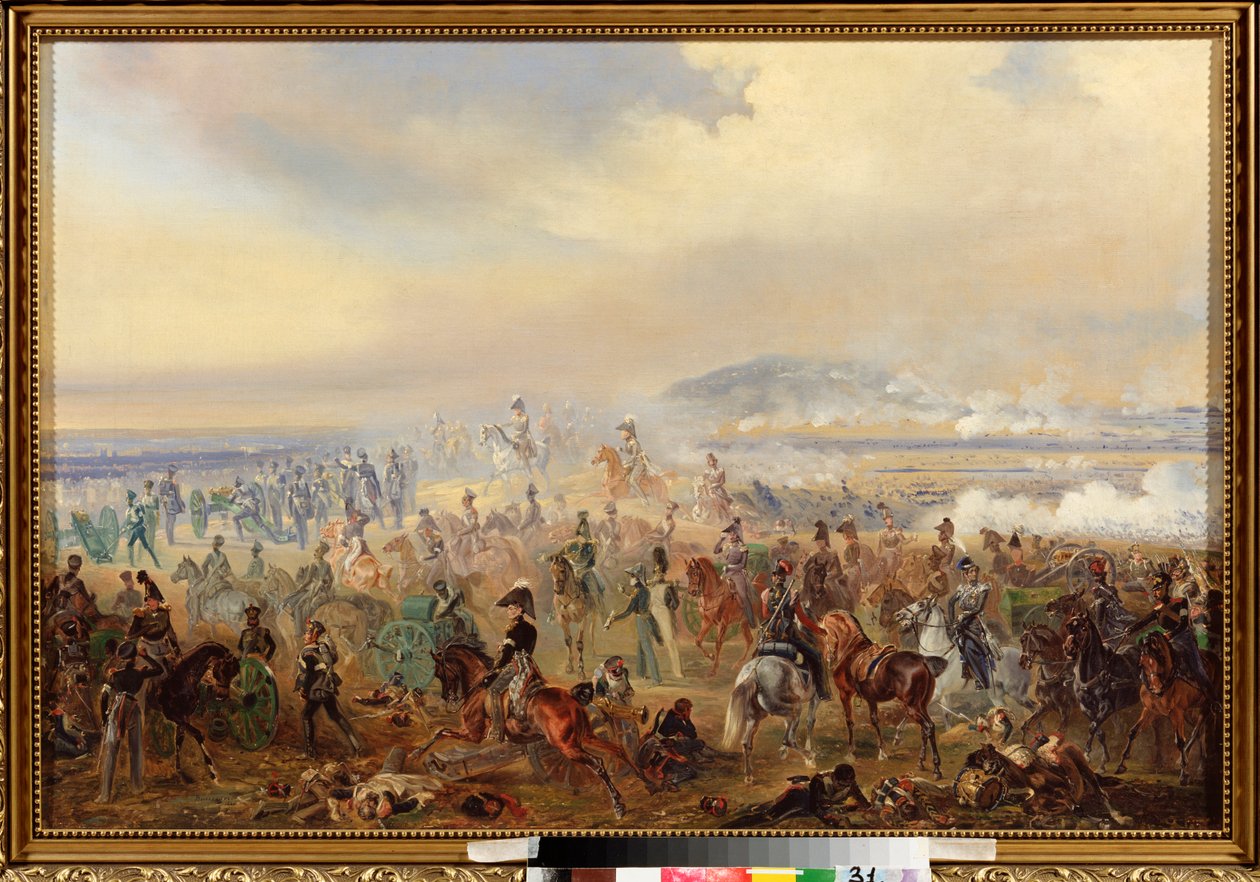 Bitwa pod Lipskiem w październiku 1813 (lub Bitwa Narodów, Wojna Napoleońska autorstwa Bogdan Willewalde