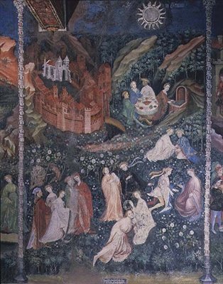 Miesiąc maj, ok. 1400 autorstwa Bohemian School