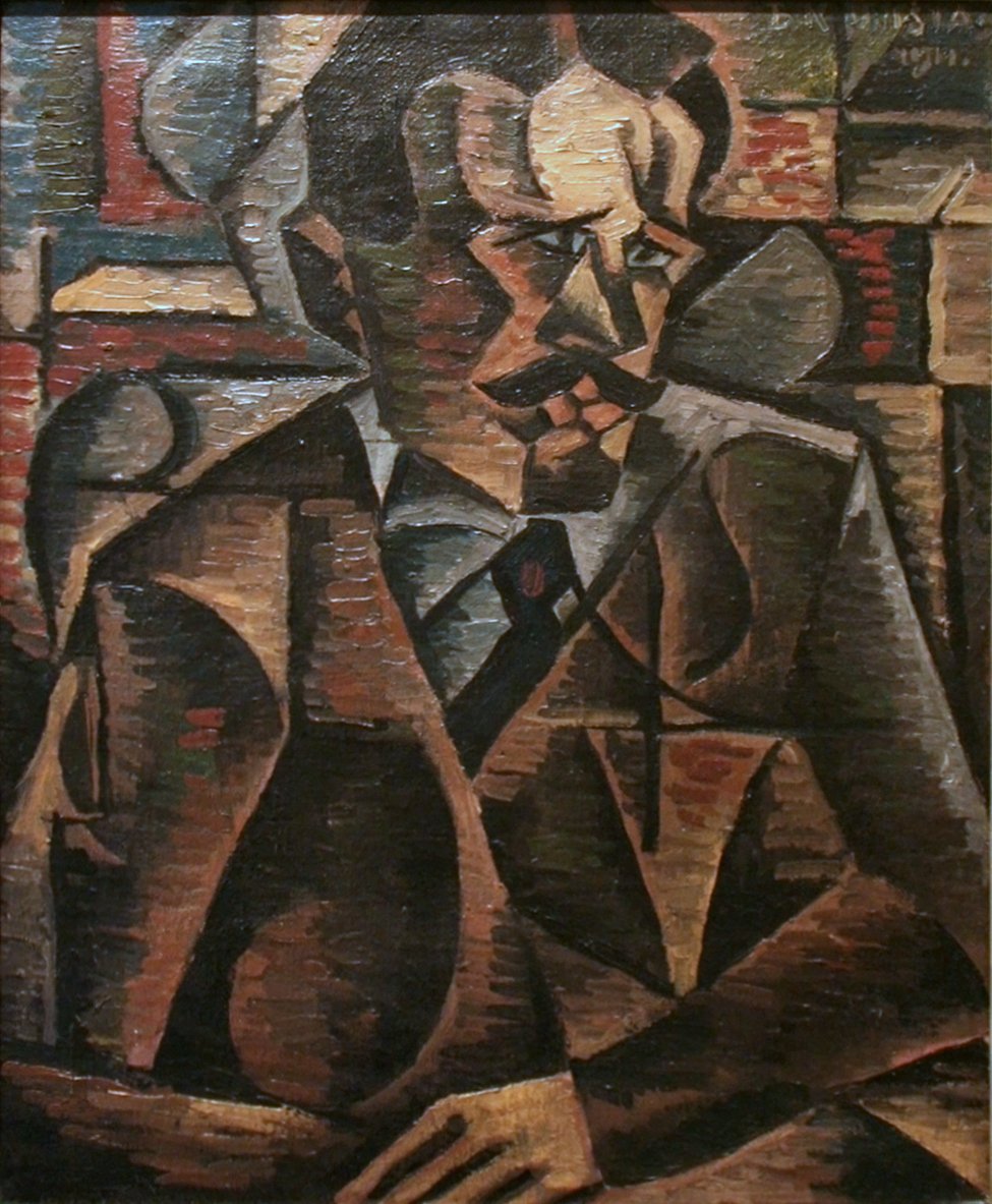 Portret mężczyzny autorstwa Bohumil Kubišta