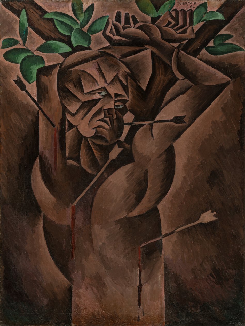 Św. Sebastian, 1912 autorstwa Bohumil Kubišta