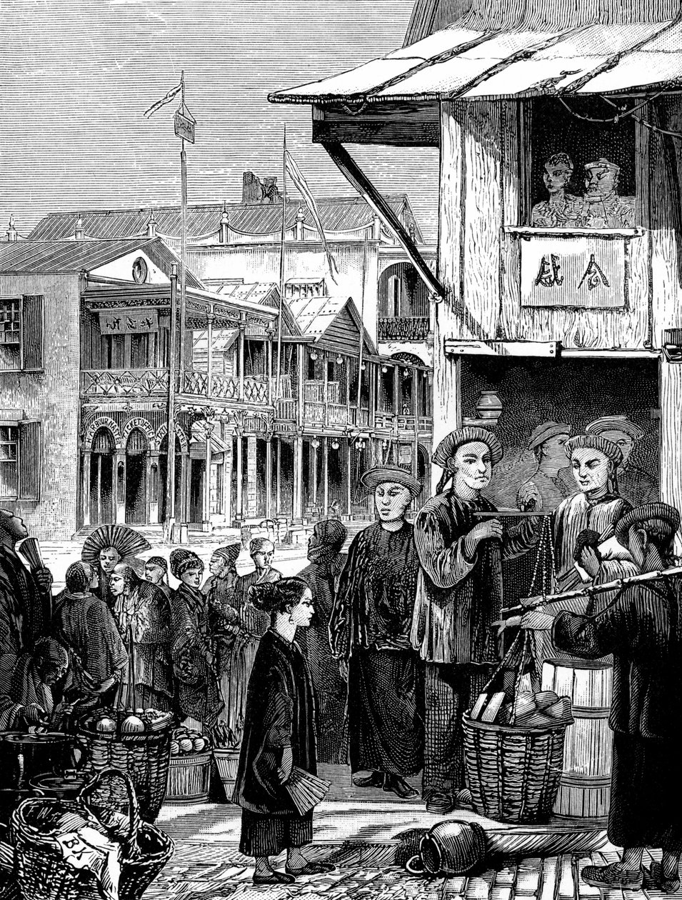 Chińska dzielnica San Francisco autorstwa Bohuslav Kroupa