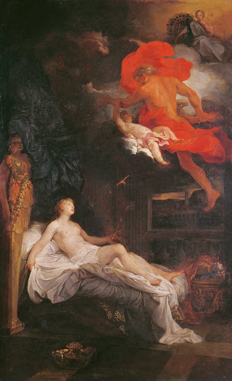 Jowisz i Semele, 1704 autorstwa Bon de Boulogne