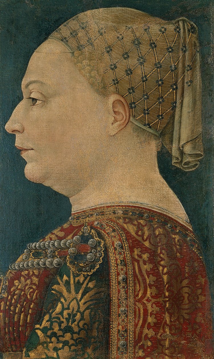 Portret Bianki Marii Visconti (Settimo Pavese autorstwa Bonifacio (attr.) Bembo