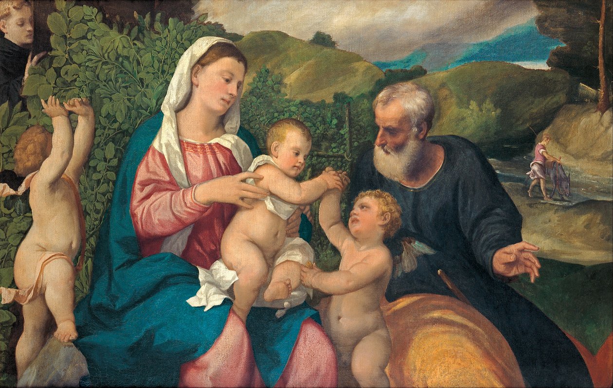 Odpocznij w locie do Egiptu autorstwa Bonifazio Veronese