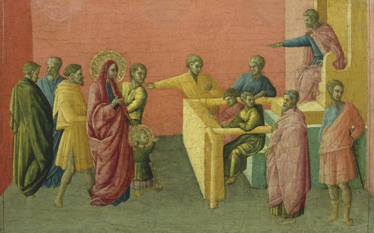 Historia świętych Julitty i Quiricusa autorstwa Borghese di Piero