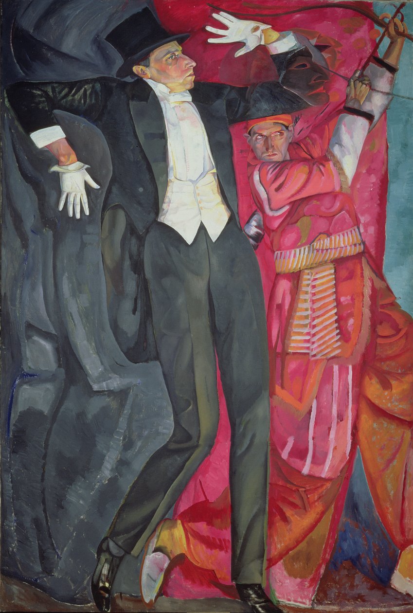 Portret producenta Wsiewołoda Emiliewicza Meyerholda (1874-1940) 1916 autorstwa Boris Dmitrievich Grigoriev