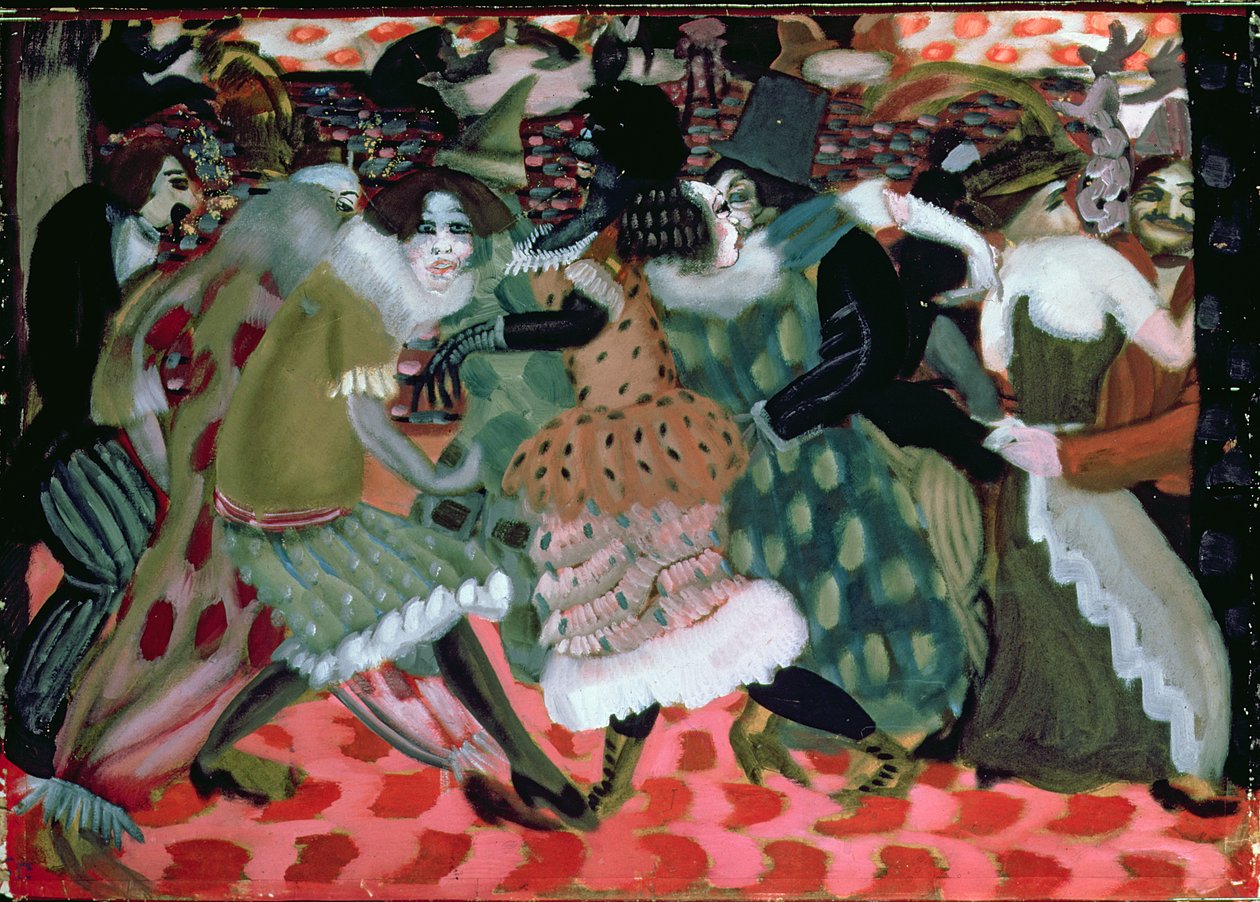 Morte-Saison w Paryżu, 1913 autorstwa Boris Dmitrievich Grigoriev