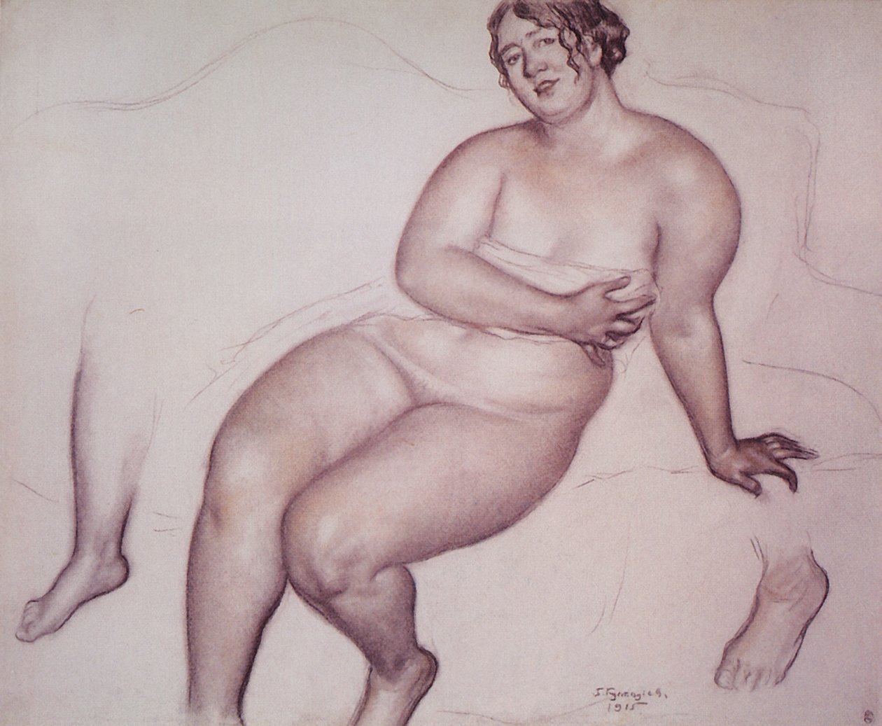 . ,  n autorstwa Boris Mikhailovich Kustodiev