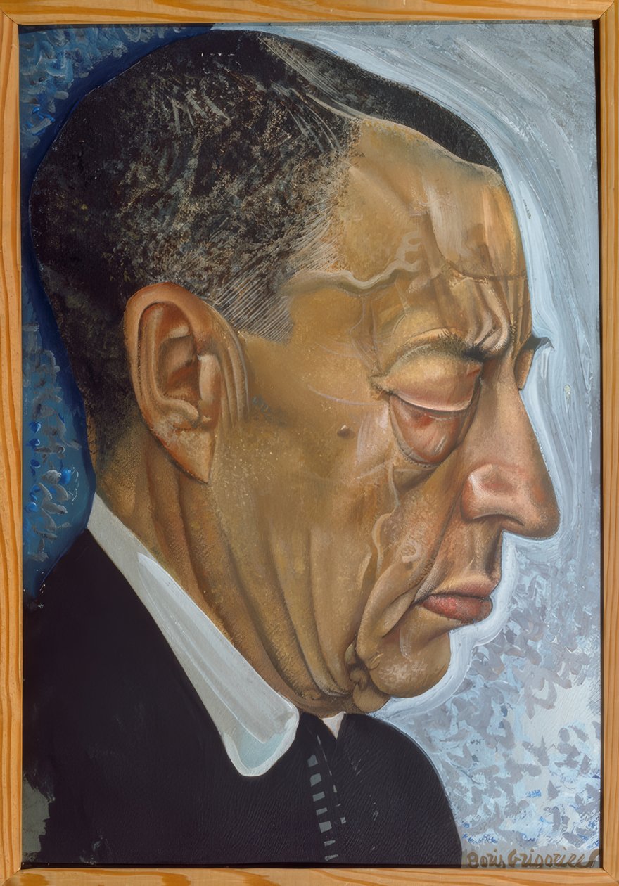 Portrt Rachmaninow autorstwa Boris D. Grigorjew