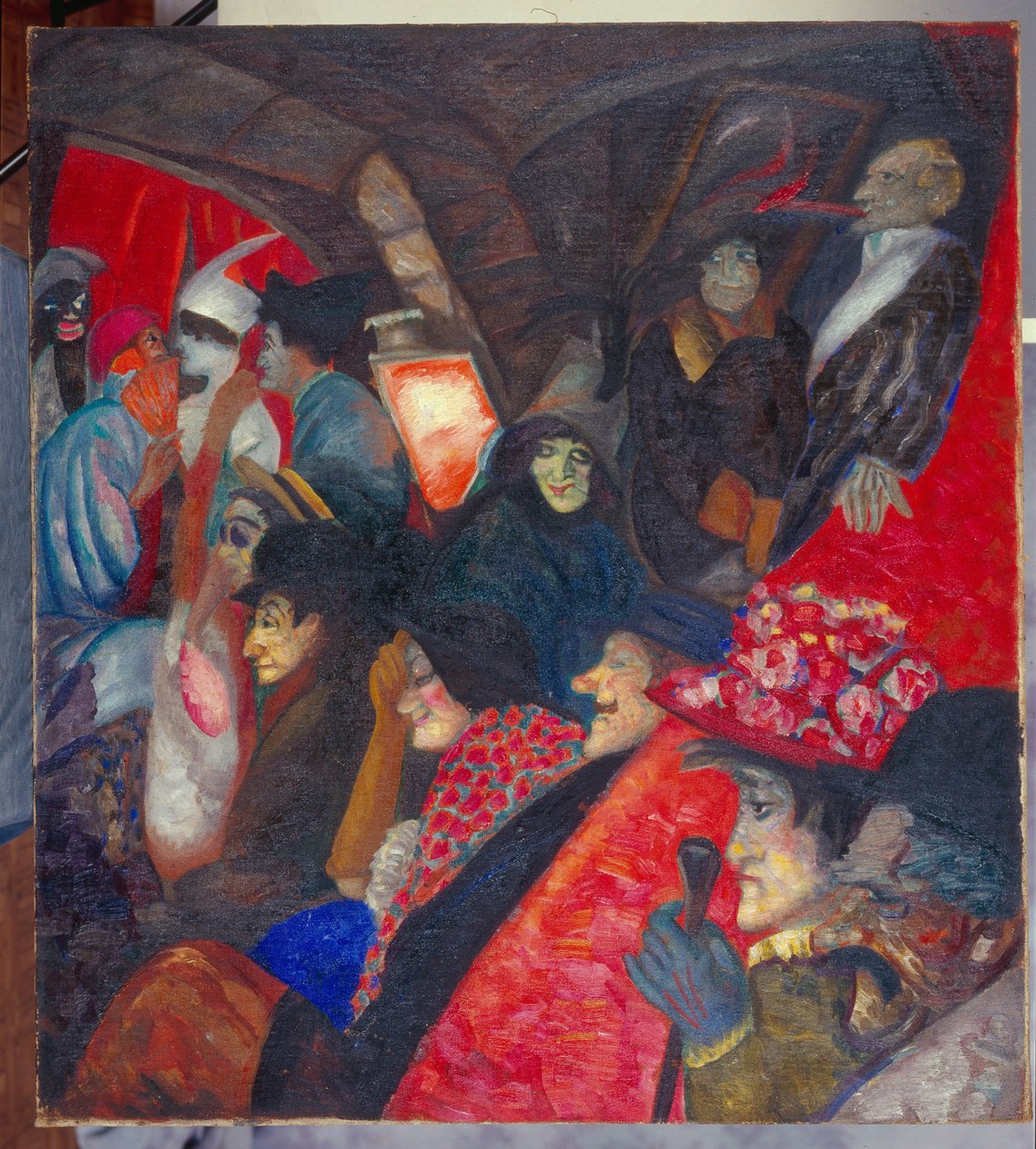 Kabaret Czarny Kot w Paryżu autorstwa Boris Dmitrievich Grigoriev
