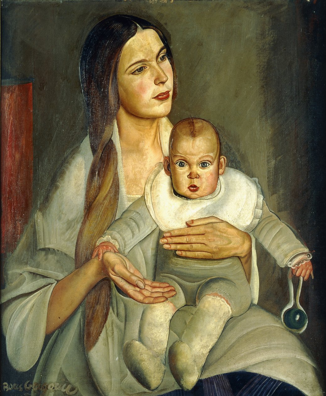 Macierzyństwo autorstwa Boris Dmitrievich Grigoriev