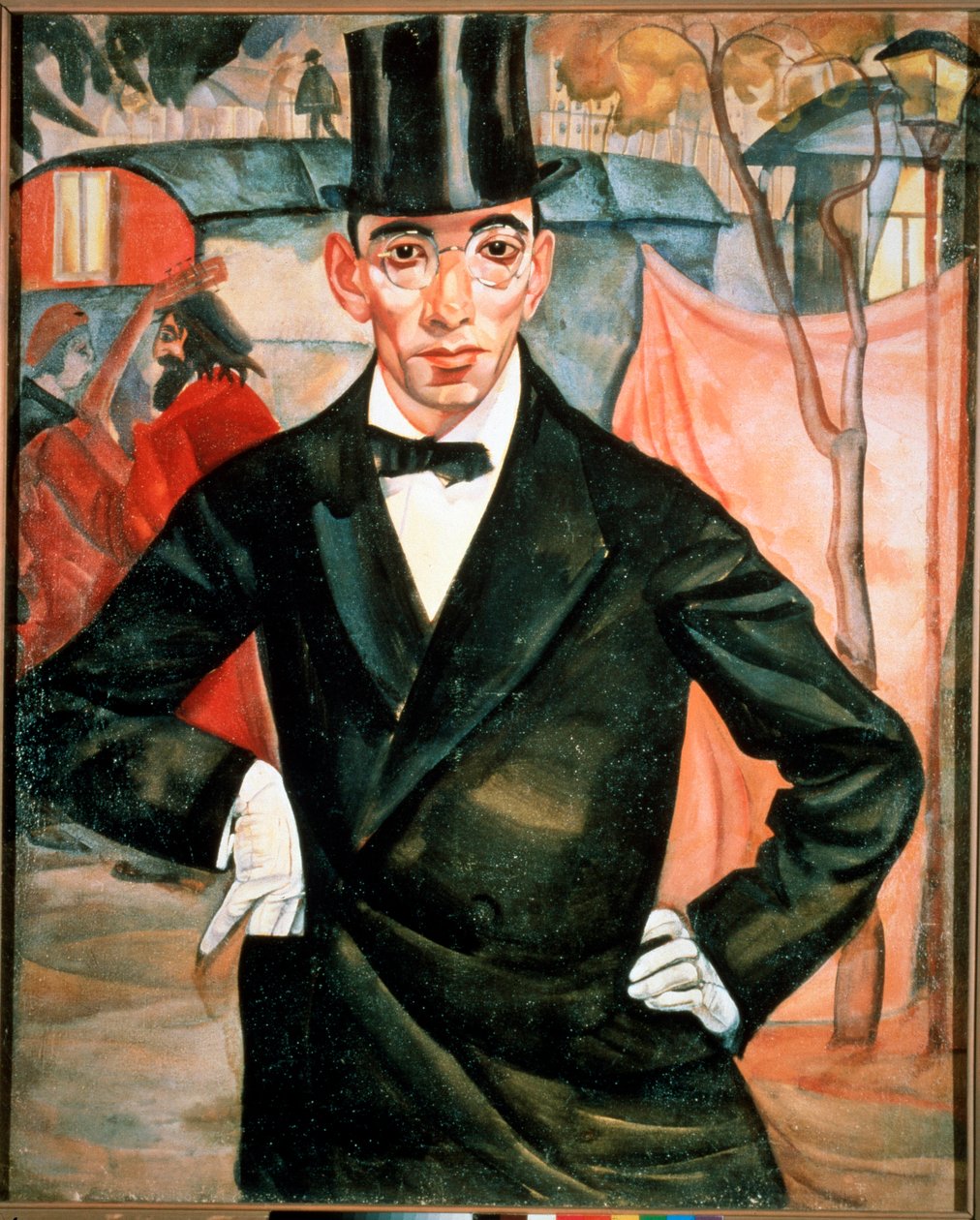 Portret artysty i fotografa Mirona Sherlinga autorstwa Boris Dmitrievich Grigoriev
