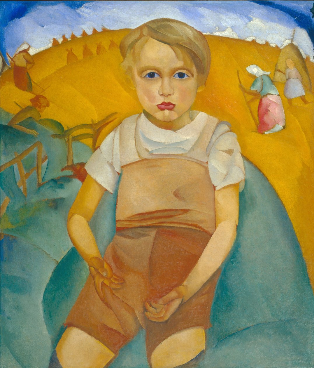 Światowy Portret syna, 1920 autorstwa Boris Dmitrievich Grigoriev
