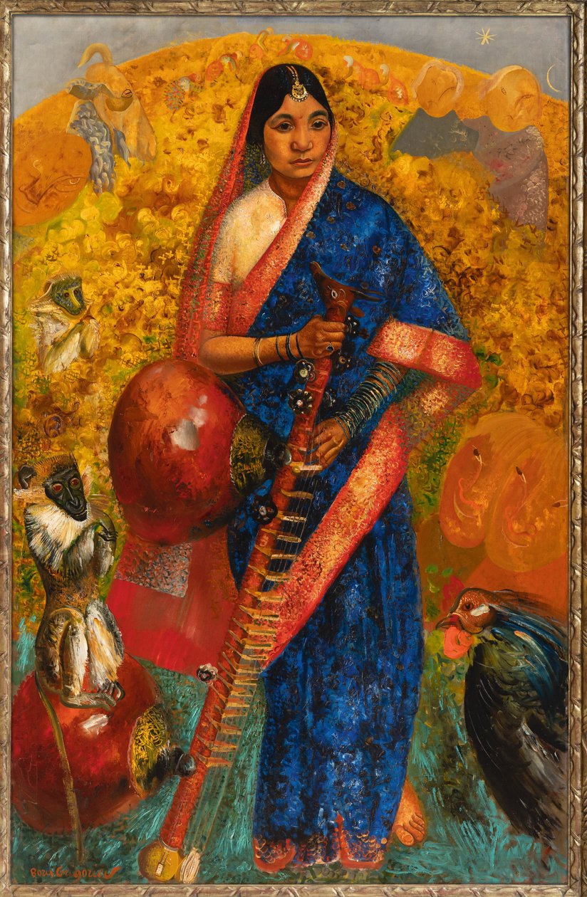 Ramajana, s. 1930. autorstwa Boris Dmitryevich Grigoriev