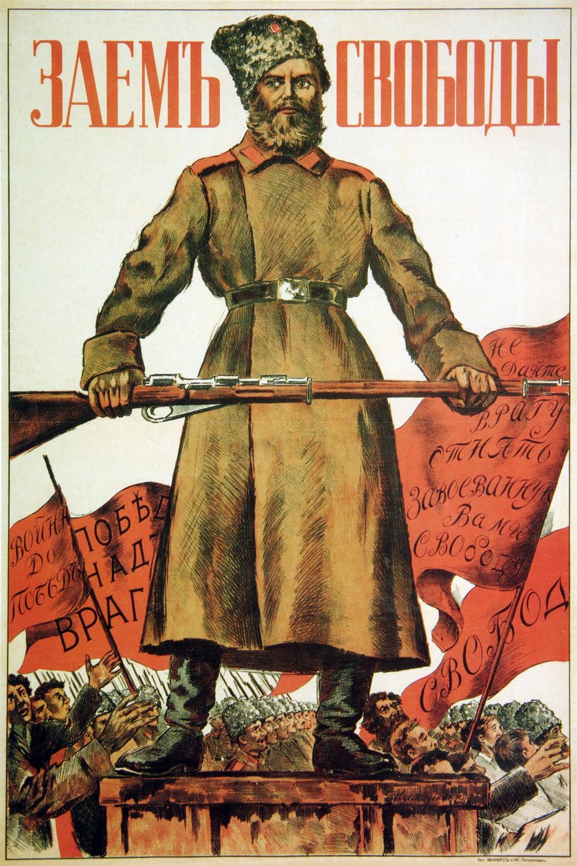 Pożyczka Wolności autorstwa Boris Mikhailovich Kustodiev