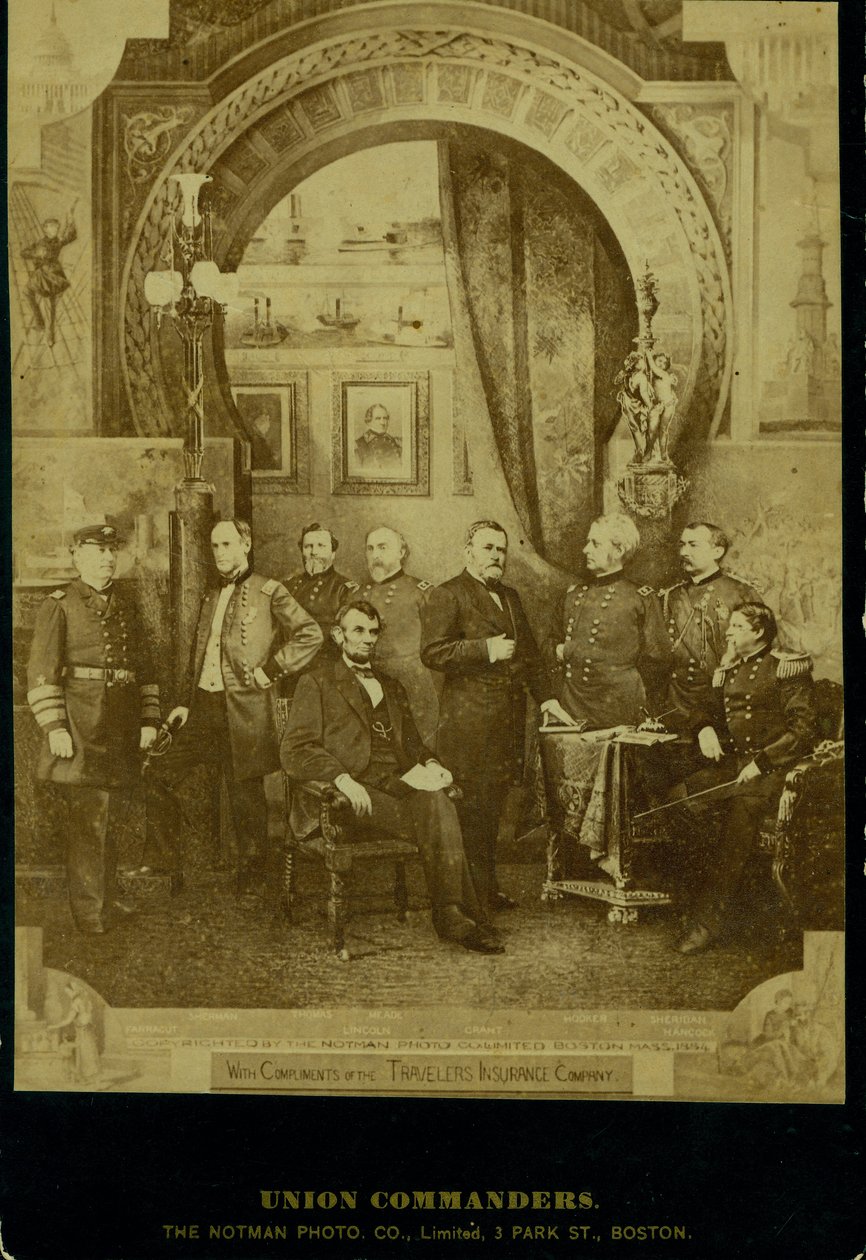Dowódcy Unii. autorstwa Boston The Notman Photo Co.