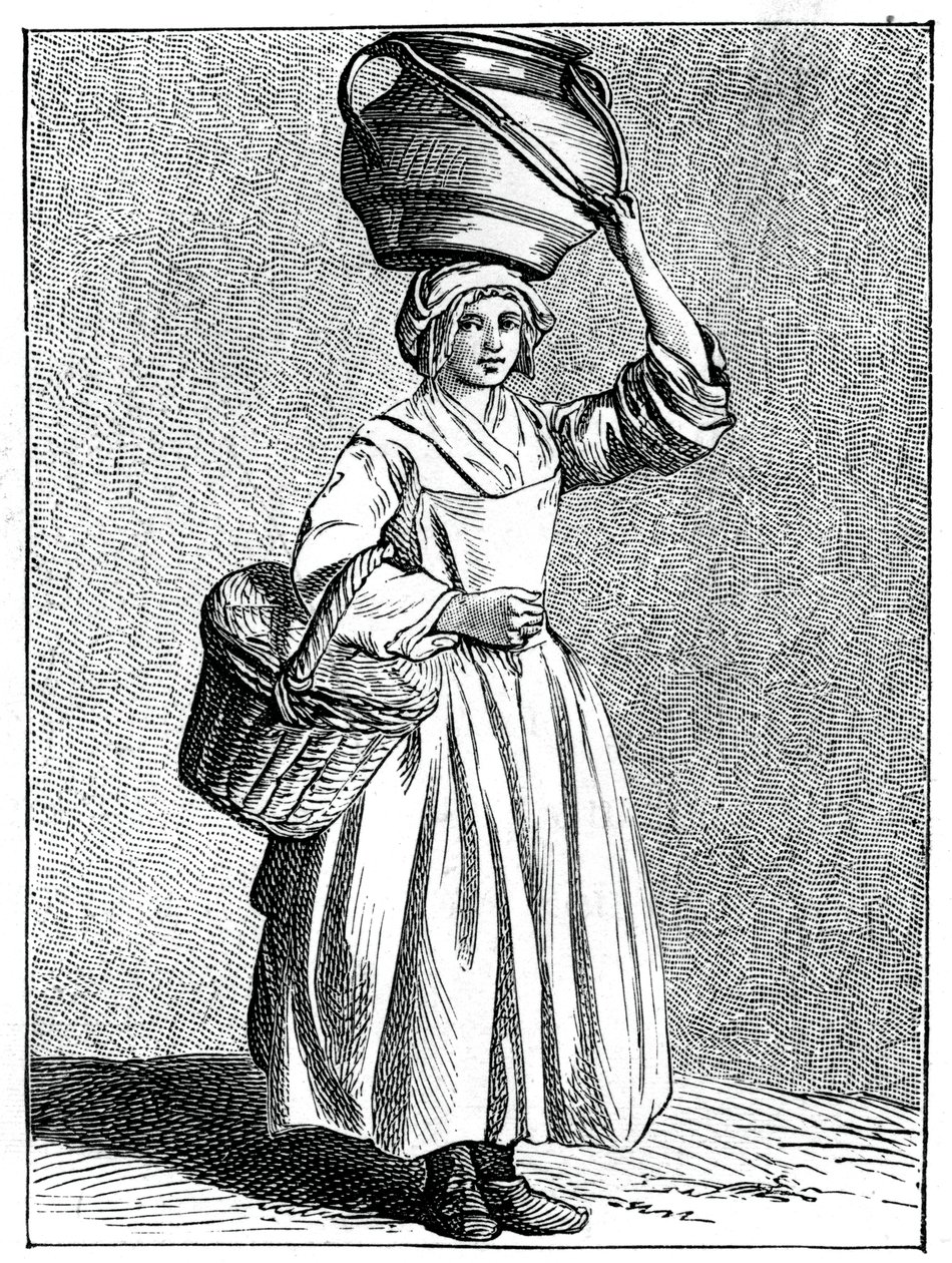Mleczarka, 1737-1742. autorstwa Bouchardon