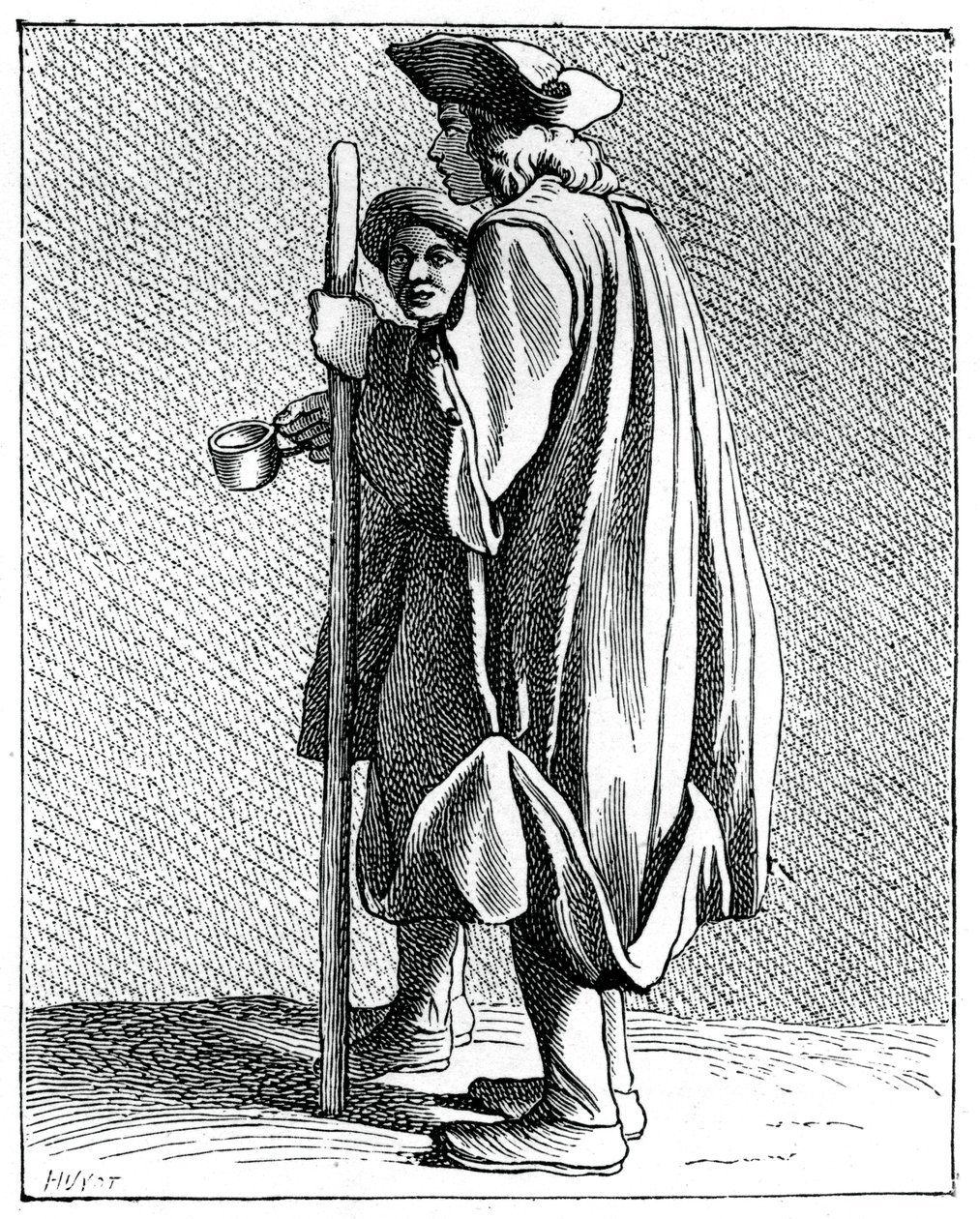 Ślepiec z Quinze-Vingts, 1737-1742. autorstwa Bouchardon